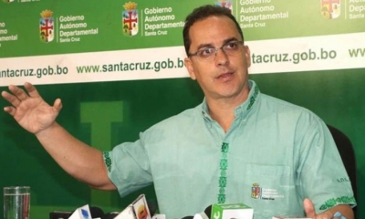 Roly Aguilera, secretario general de la Gobernación de Santa Cruz. Foto: Internet