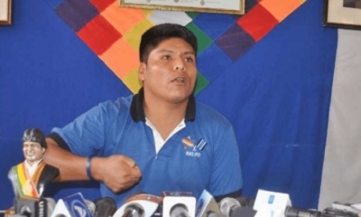 El ejecutivo de la Federación Chimoré, Leonardo Loza