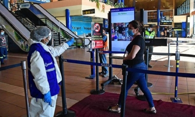 Controles de bioseguridad en los aeropuertos