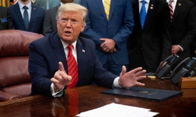 El Senado de EEUU acuerda limitar las acciones militares de Trump contra Irán. | Fuente: AFP