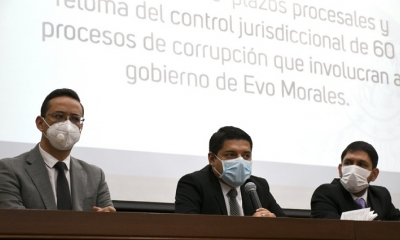 El ministro de Justicia y Transparencia Institucional, Álvaro Coimbra.