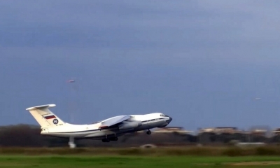Un avión militar Il-76