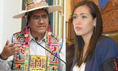 Diego Pary  y Adriana Salvatierra/Foto. Kandire