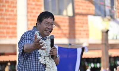 Luis Arce, candidato presidencial por el MAS visitó Tarija 