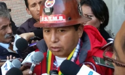 Juan Carlos Huarachi, ejecutivo de la Central Obrera Boliviana/Foto. RRSS