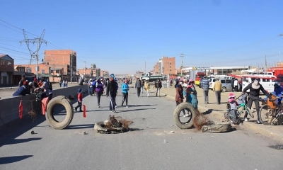 conflictos y manifestaciones en Bolivia