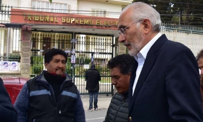 El expresidente y candidato a la Presidencia, Carlos Mesa