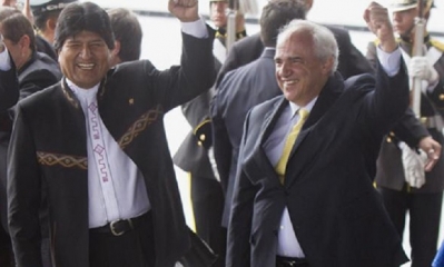 Evo Morales y Ernesto Samper/Foto. RRSS