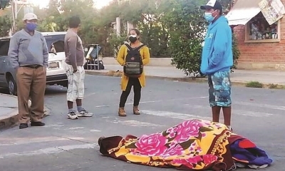  Siniestro escenario de morir en las calles