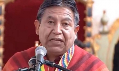 Foto/ Archivo: El vicepresidente David Choquehuanca.