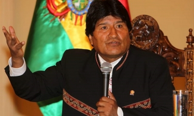 El presidente Evo Morales