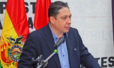El ministro de Justicia y Transparencia Institucional, Héctor Arce