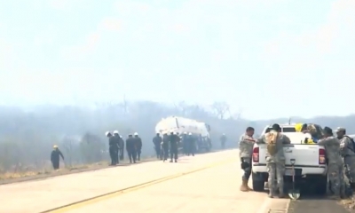 Necesitan combatir por aire el fuego/Foto. Captura de pantalla 