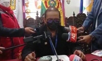 El director del Servicio Departamental de Salud, Oscar Lazcano.