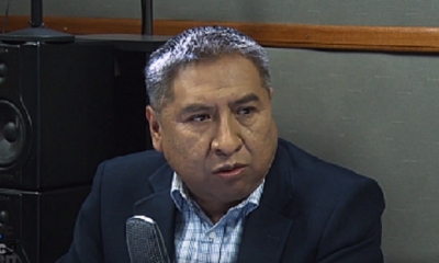 El candidato a senador por el Movimiento Al Socialismo (MAS), Rogelio Mayta. (Foto: BTV)