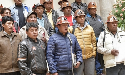 El miércoles, el Gobierno nacional y la Central Obrera Boliviana acordaron un incremento salarial para este año de 5,5% al haber básico y 3% 