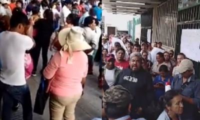 Así protesta la gente en el INRA/Foto. Captura de pantalla 