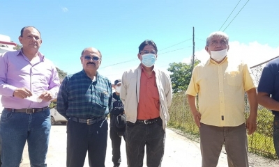 Los ministros Aníbal Cruz e Iván Arias 