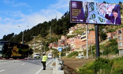 Autopista La Paz-El Alto/Foto. ABI