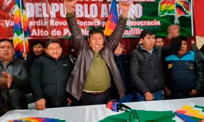 El denominado Grasn Cuartel de El Alto dio hasta el mediodía de hoy para nominar a Copa | Eva Copa
