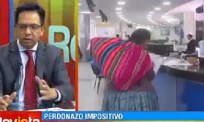 Jhonny Morales,viceministro de Política Tributaria/Foto. Captura de pantalla