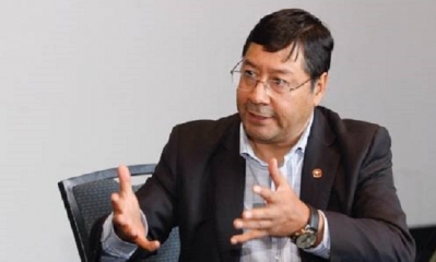 Luis Arce, el 11 de marzo de 2019.Foto Roberto García Ortiz