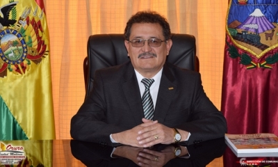 El alcalde de Oruro, Edgar Bazán. Foto: archivo/GAMO