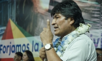 El presidente Evo Morales