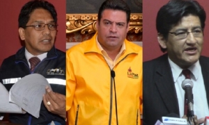  Jorge Silva, Luis Revilla y Luis Vera /Foto. Kandire	