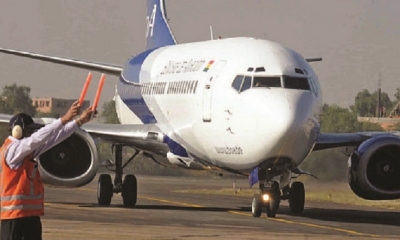 Una aeronave de BOA en el Aeropuerto Internacional de Viru Viru. / Foto Archivo
