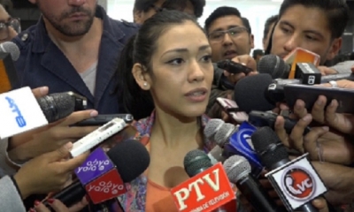 Adriana Salvatierra, presidenta del Senado/Foto. RRSS