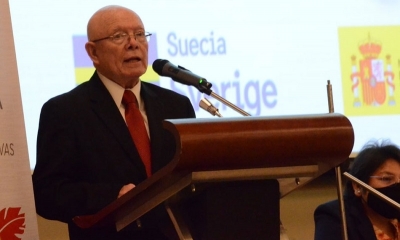 Óscar Hassenteufel en el «Encuentro Nacional Democracia y Gobernanza»