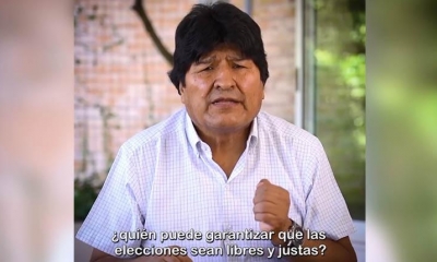 El expresidente Evo Morales. | Captura de pantalla