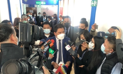 El ministro de Salud y Deportes, Jeyson Auza