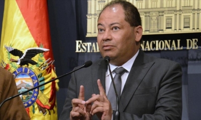 El ministro de Gobierno, Carlos Romero