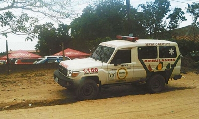 Las Ambulancias del Sisme trasladan casos de Covid-19.