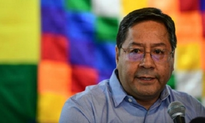 El presidente Luis Arce