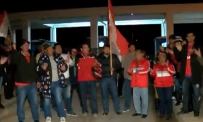 Desde temprano comenzó el bloqueo/Foto. Captura de pantalla