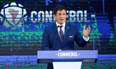 El titular de Conmebol, Alejandro Domínguez (archivo). | EFE