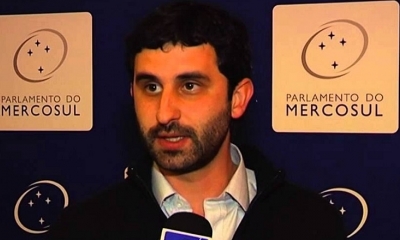 Daniel Caggiani, presidente del Parlamento del Mercado Común del Sur/Foto. RRSS