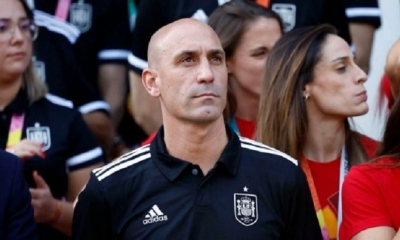 El presidente de la Real Federación Española de Fútbol (RFEF), Luis Rubiales.