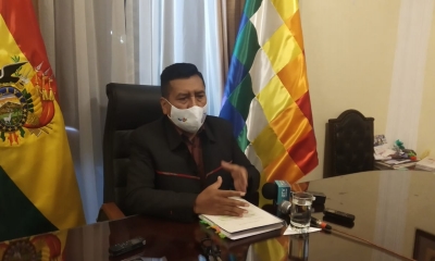 Presidente de la Cámara de Diputados, Freddy Mamani.
