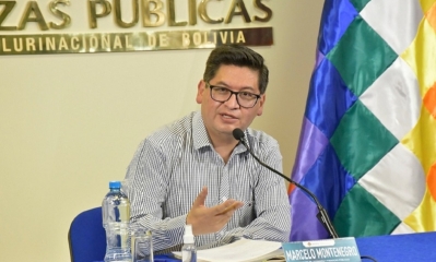 El ministro de Economía y Finanzas Públicas, Marcelo Montenegro
