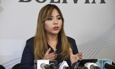 Viceministra de Comunicación, Gabriela Alcón