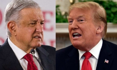 ALMO y Donald Trump/Foto. RRSS