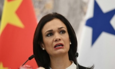 La vicepresidenta y canciller de Panamá, Isabel de Saint Malo