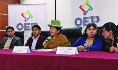 Vocales del TSE. | Foto: OEP