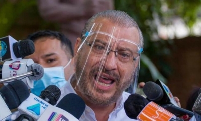 El líder del Comité Pro Santa Cruz, Rómulo Calvo.