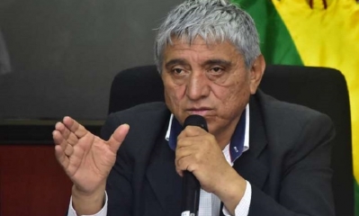 El ministro de Obras Públicas, Iván Arias