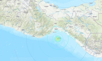 La profundidad del sismo se estima en 35 kilómetros/Foto. RRSS